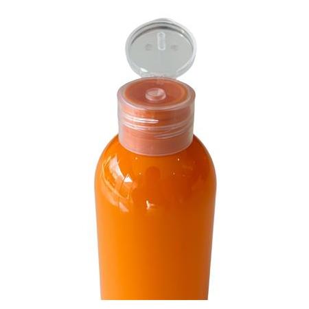 150 ML TURUNCU RENK ŞİŞE FLİPTOP KAPAK