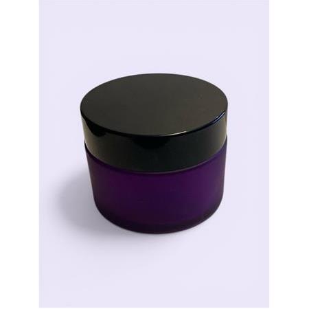 50cc Mat Mor Buzlu Krem Kavanozu