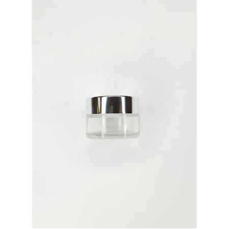 20 cc Şeffaf Cam Krem Kavanozu