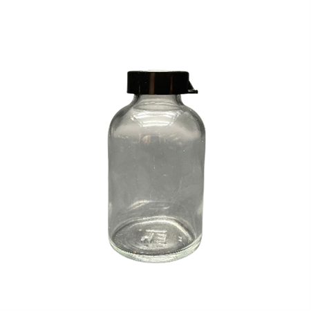 30 ml Penisilin Şişe Flakon Şişe Siyah Kapak